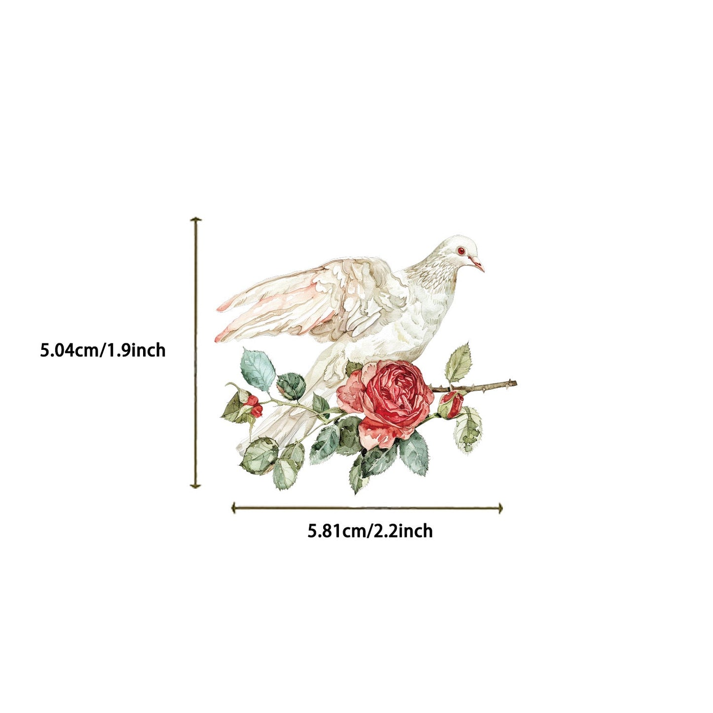Aesthetic Floral & Alphabet Sticker Pack