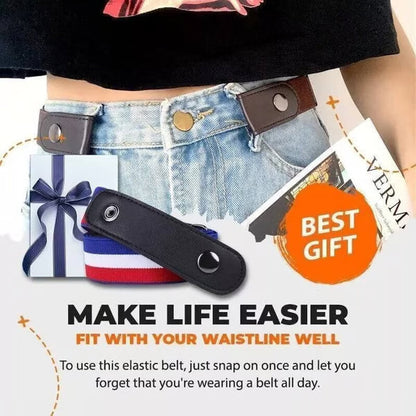 Unisex Buckle-free Invisible Elastic Waist Belts