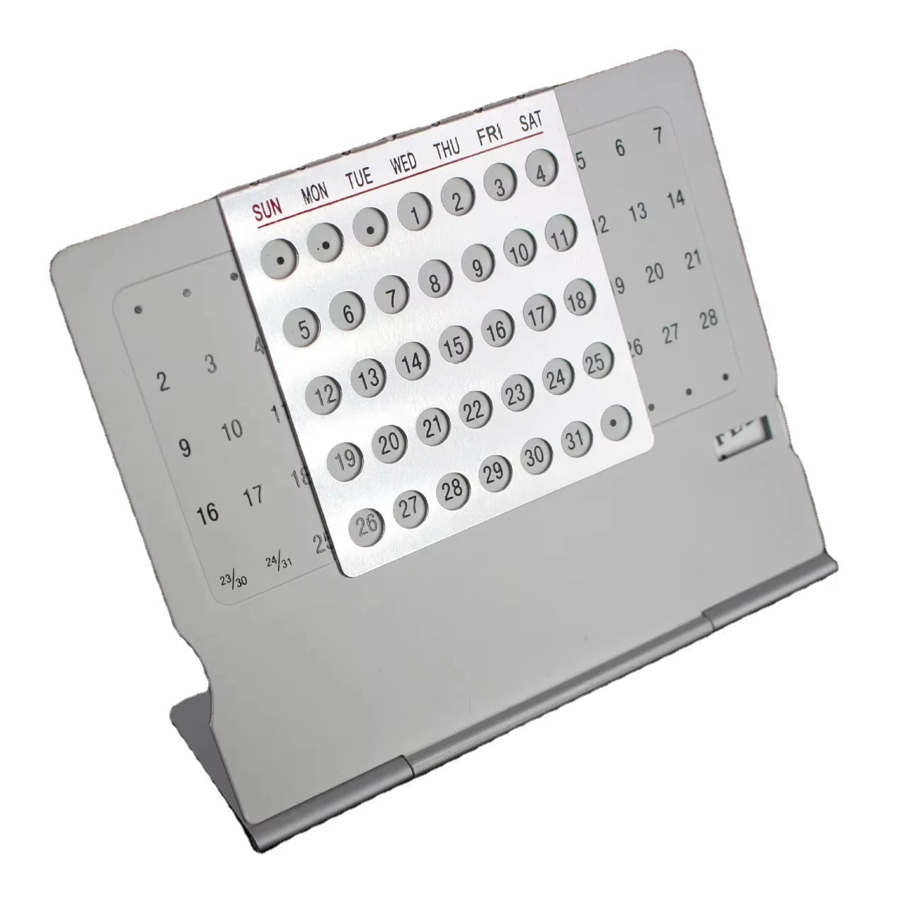 Forever Aluminum Desk Calendar – Creative Table Organizer