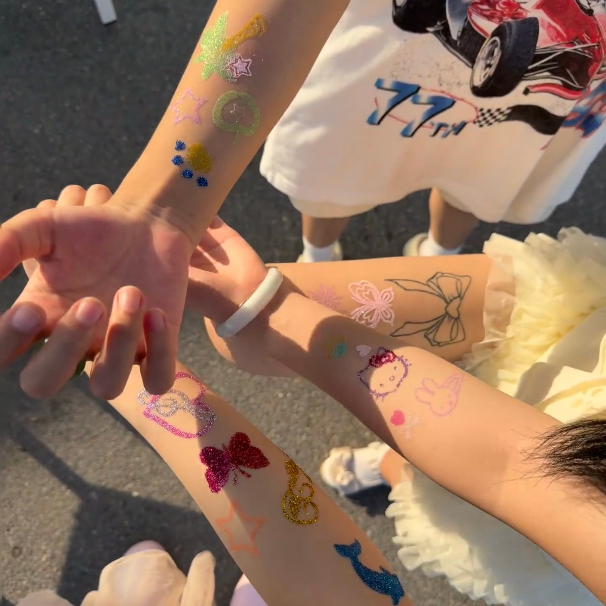 Glitter Tattoo Stickers