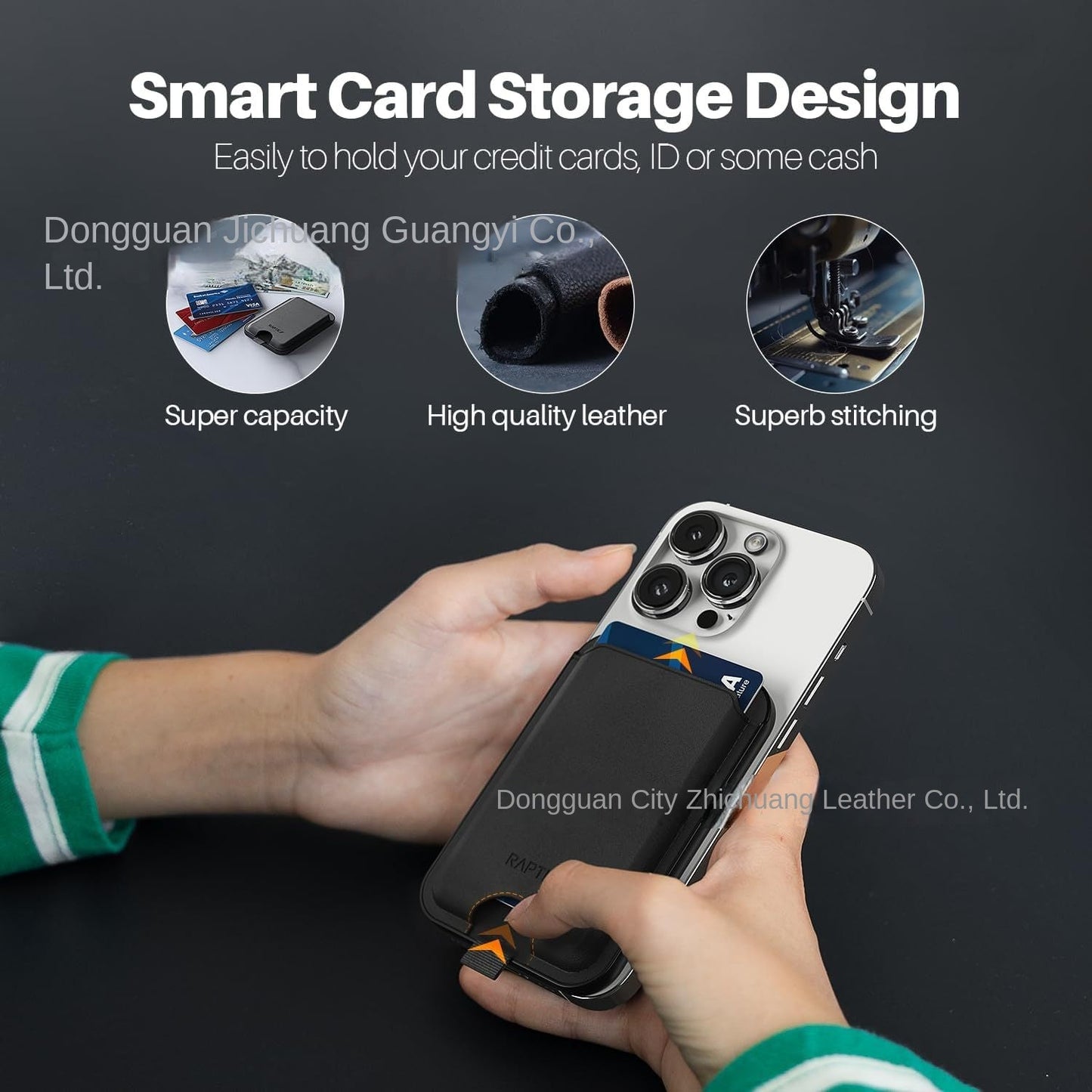 Magsafe 3 in 1 Kick stand Wallet