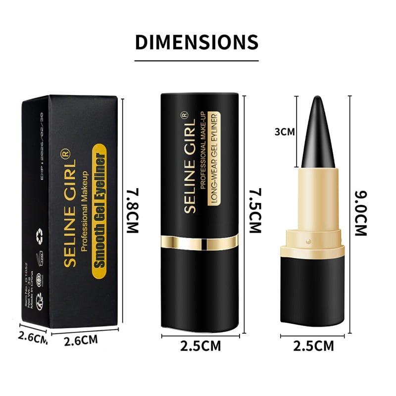Natural Eyeliner - Quick Drying Formula Eye Liner
