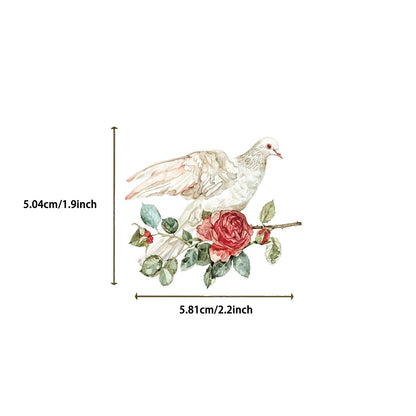 Aesthetic Floral & Alphabet Sticker Pack