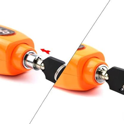 CapsLock Effective Motorcycle Grip Lock Security
