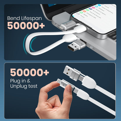 4 in 1 Cable Keychain