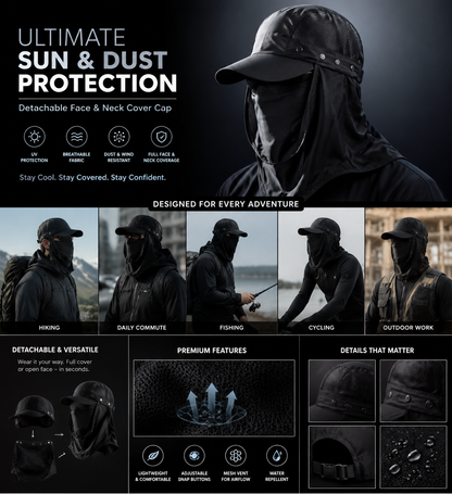 Sun and Dust Protection Mask