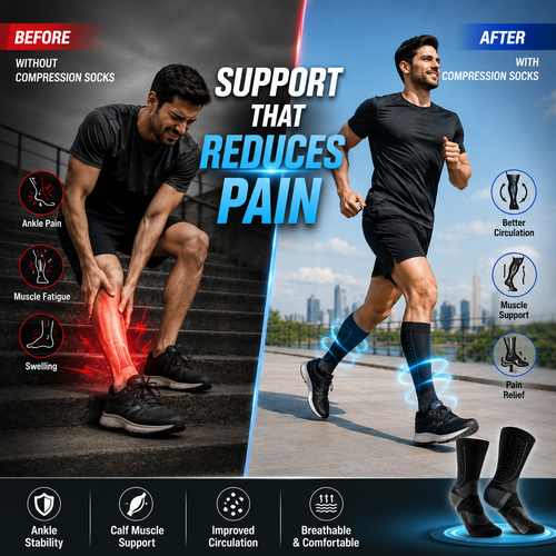 Pain Free Compression Support Socks