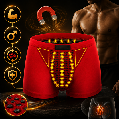 Breathable Magnetic Therapy Boxer Shorts for Men