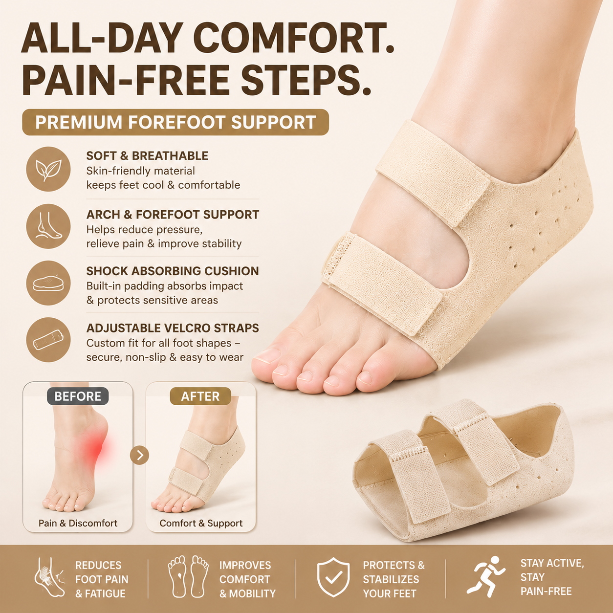 FootCare 2-in-1 Heel & Arch Support