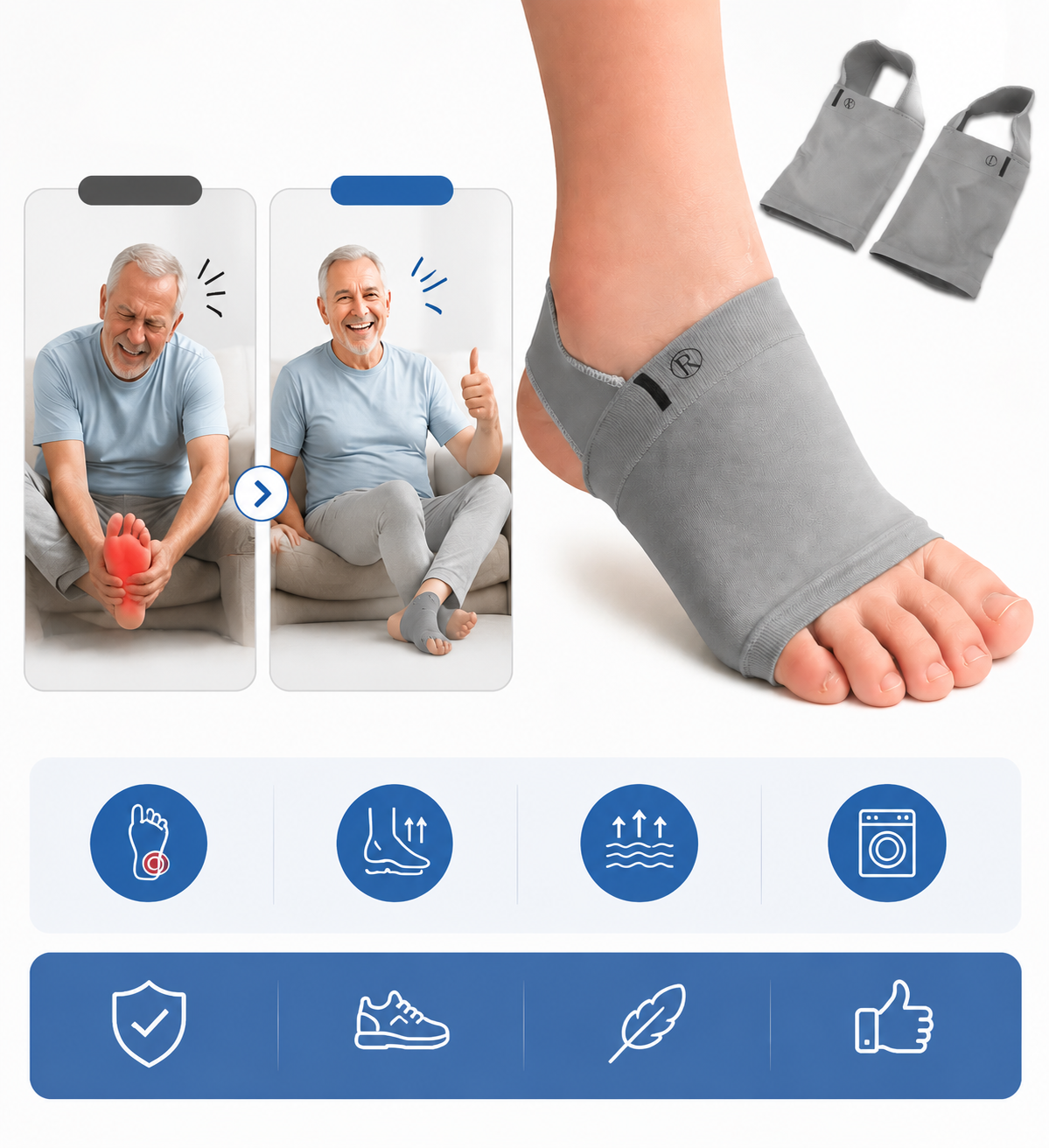 Flat Feet Arch Support Orthopedic