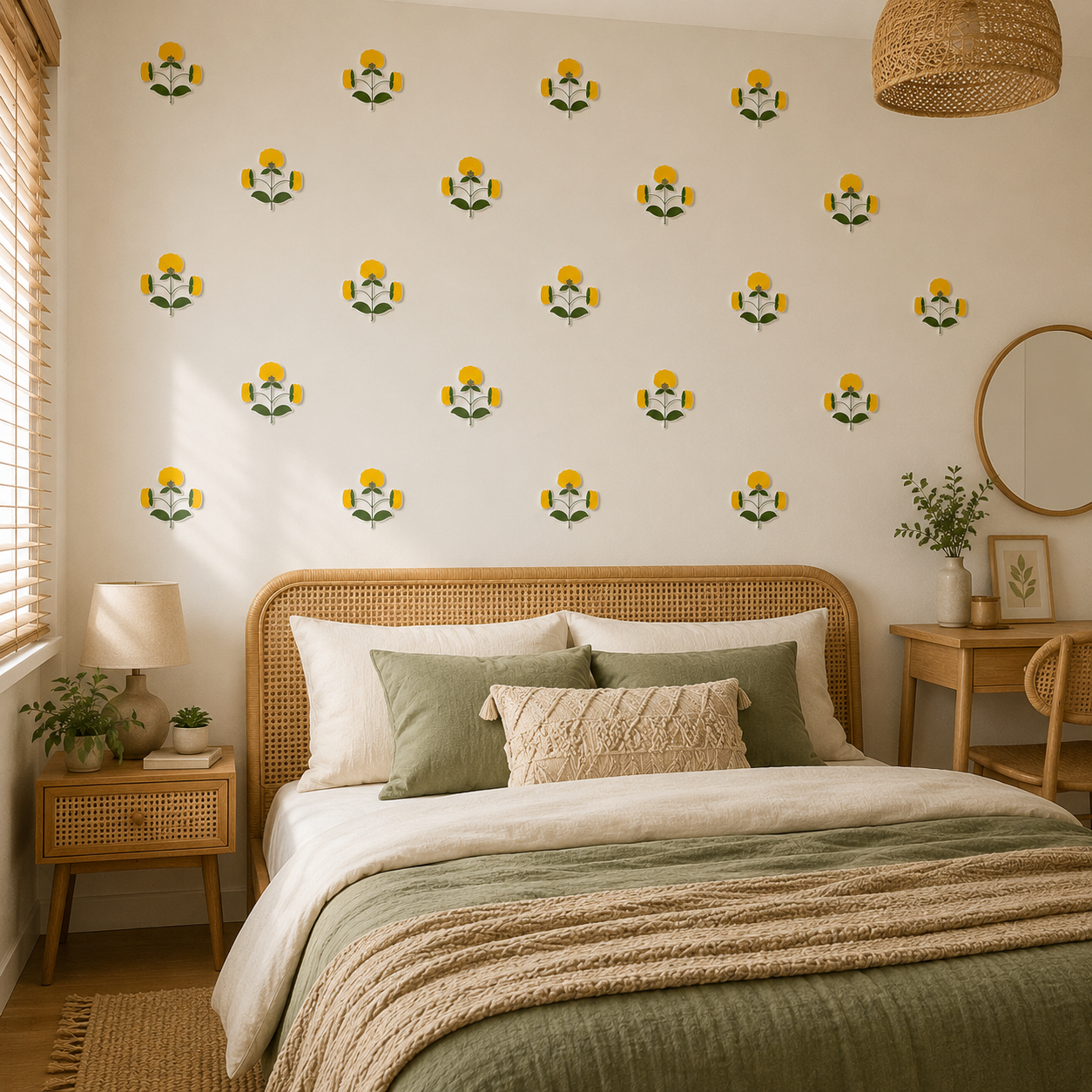 Aesthetic Flower Wall Tiles 🌿