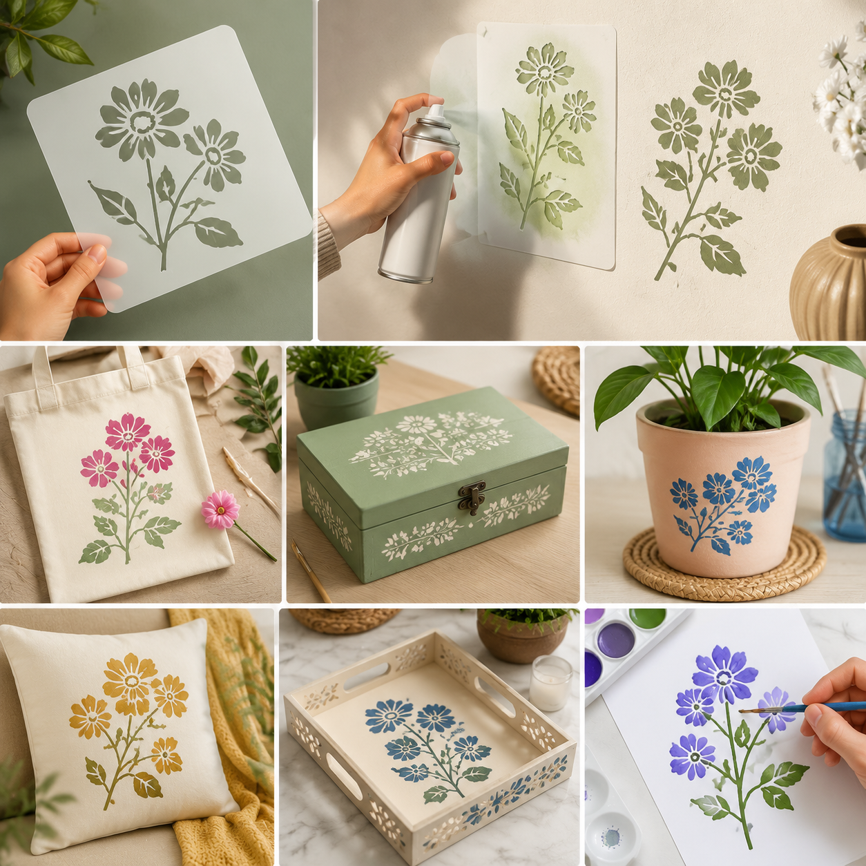 Reusable Craft Paint Stencils