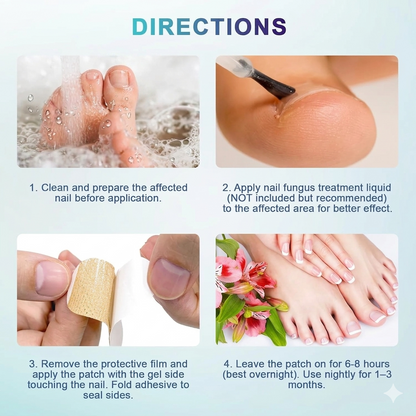 Reusable Fungal Nail Treatment Patches