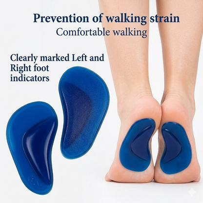 Reusable Silicon Arch Support Insoles