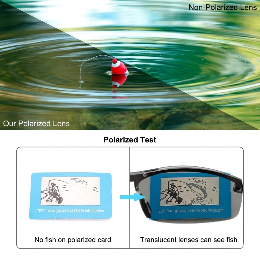 HD Polarized Photochromic Sunglasses UV400 Protection