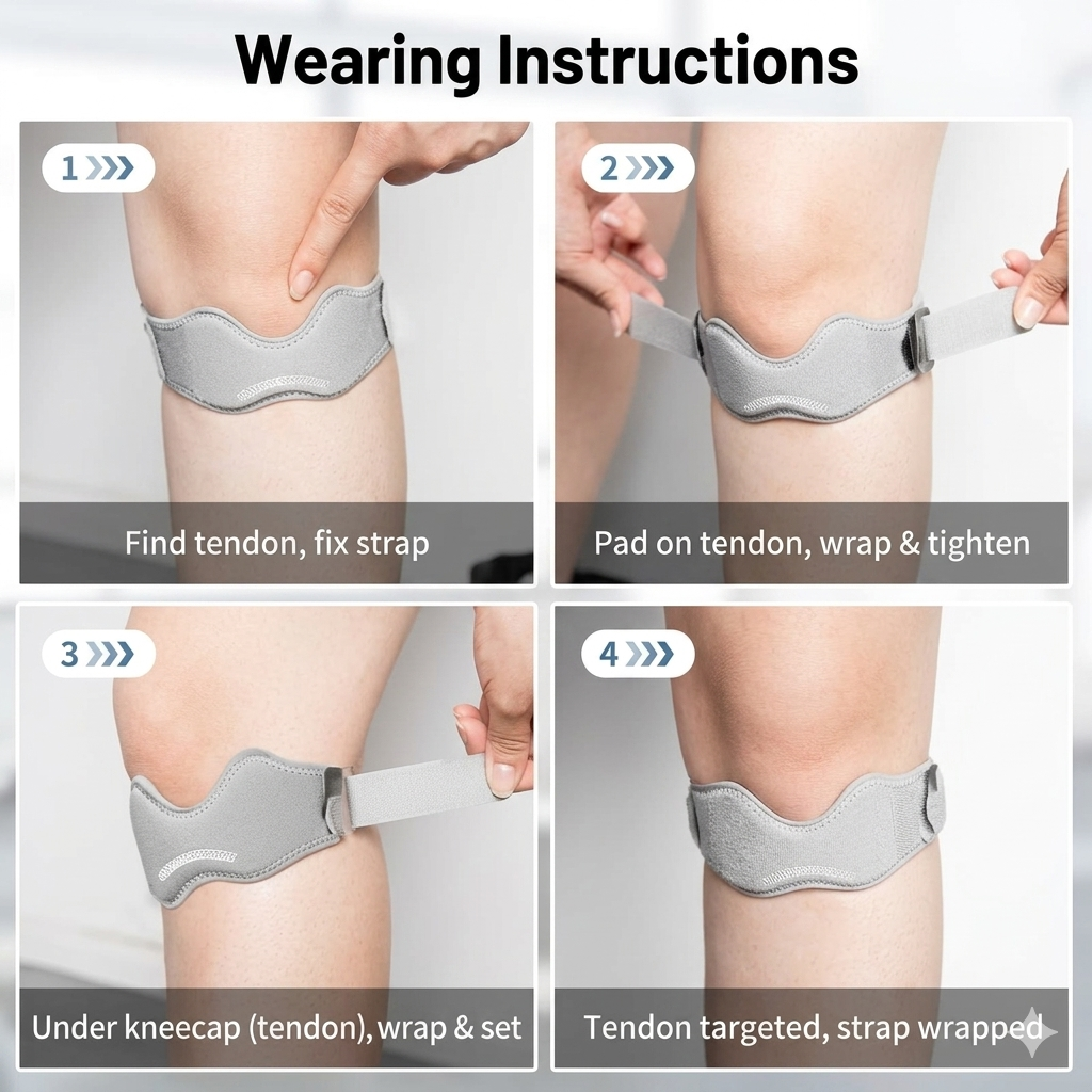 Adjustable Knee Brace for Pain Relief