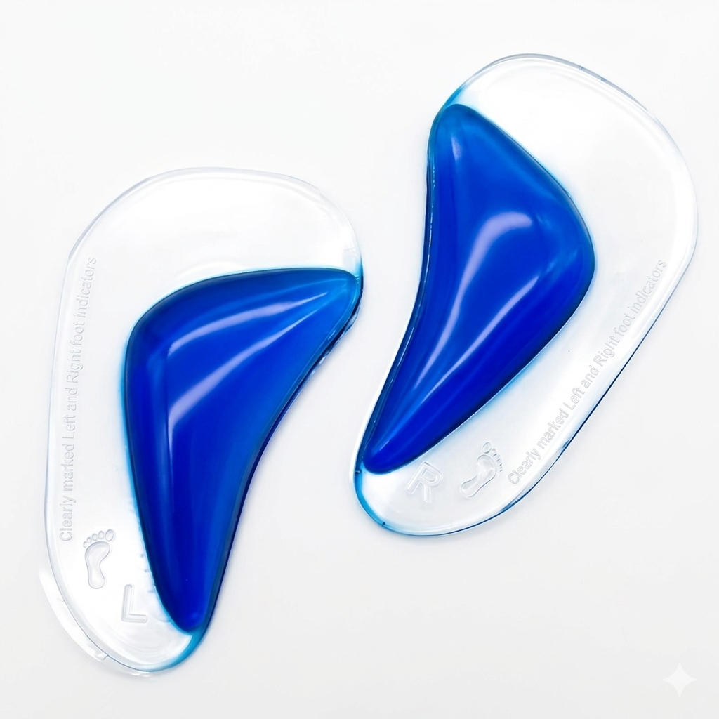 Reusable Silicon Arch Support Insoles
