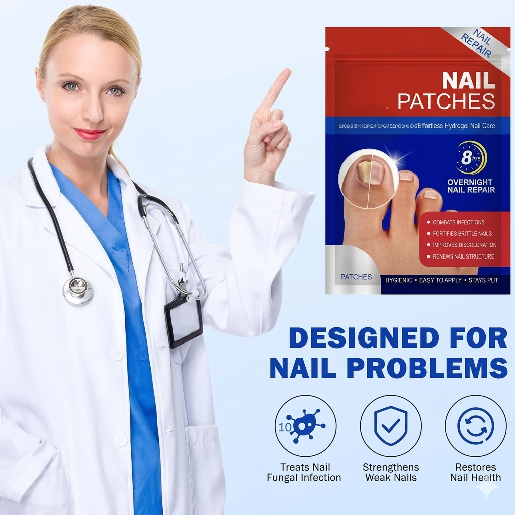 Reusable Fungal Nail Treatment Patches