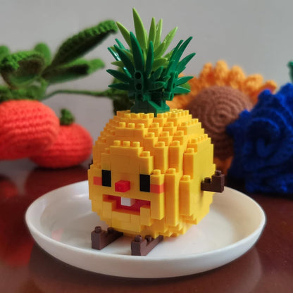 Food Shaped Building Block Toy Pineapple