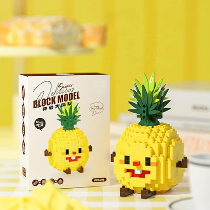 Food Shaped Building Block Toy Pineapple