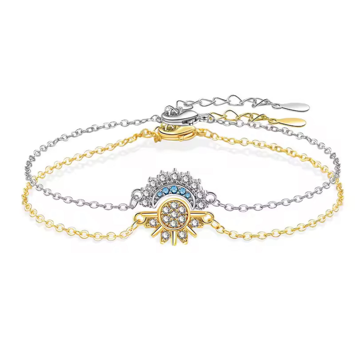 2 in 1 Sun and Moon Bracelet