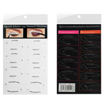Eyeliner Eye Shadow Sticker - Reusable