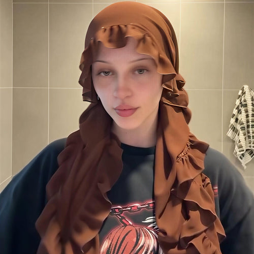 Crinkle/Curly Hijab for Muslim Women – Stylish Scarf & Shawl