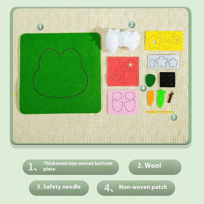 Reusable DIY Embroidery Craft Kit for Kids