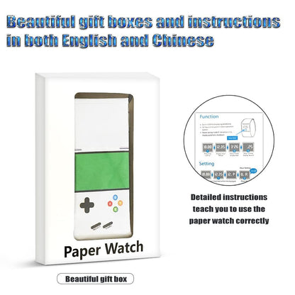 Digital Magnetic Waterproof Paper Wrist Watch