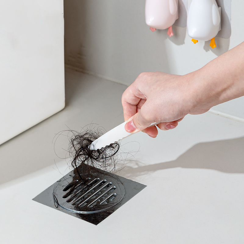 2 in 1 Washroom Hair and Floor Scrapper