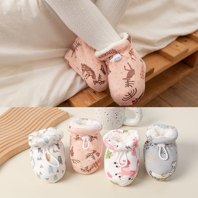 Warm Fur Baby Shoes ( Allow to Open )