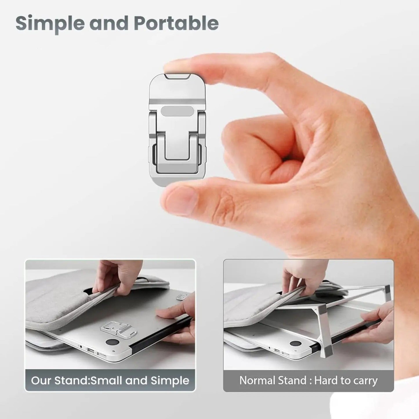 Mini Foldable Laptop & Keyboard Stand