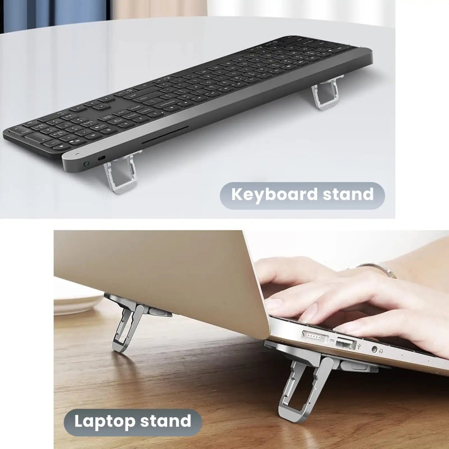 Mini Foldable Laptop & Keyboard Stand