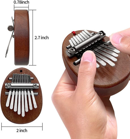 Mini Kalimba Thumb Piano Keychain
