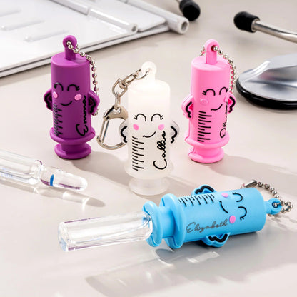 Mini Syringe Opener Keychain