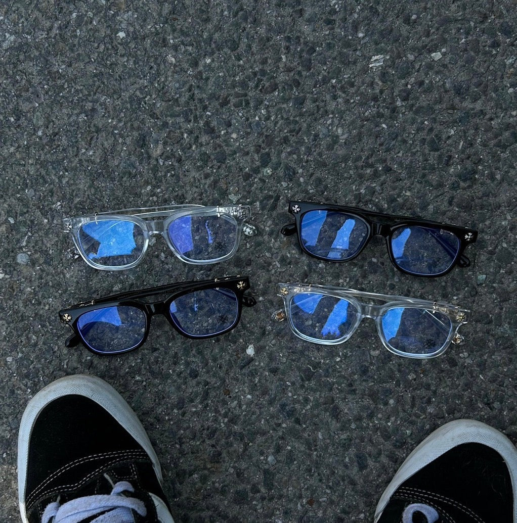 Unisex Rectangle Anti‑Blue Light Glasses Frame