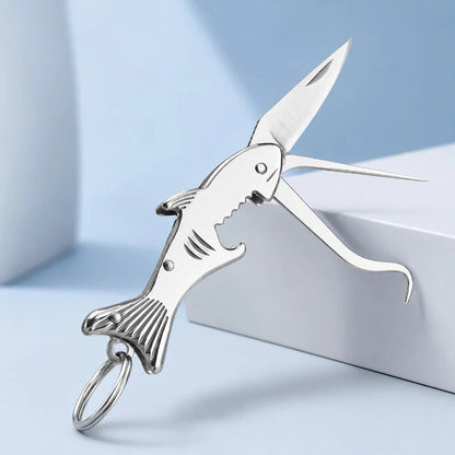 3-in-1 Shark Multi Tool Keychain 🦈