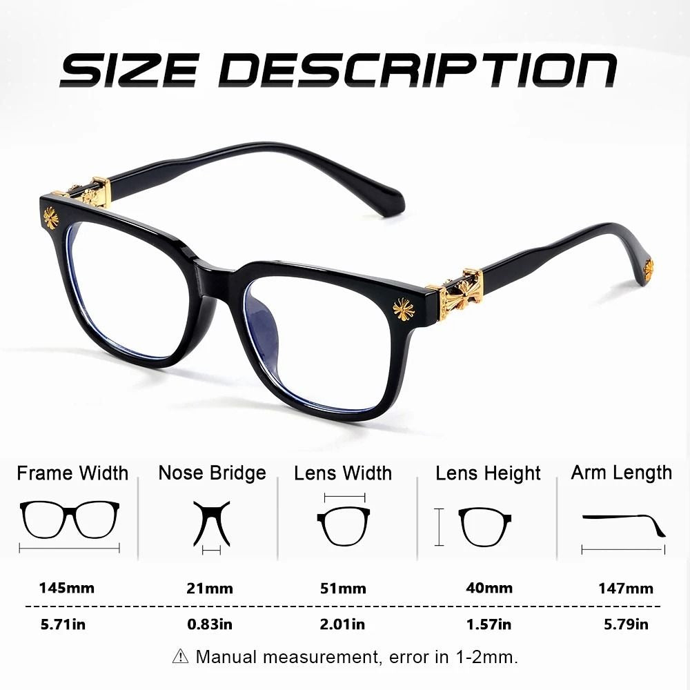 Chrome Heart Black Eyeglasses
