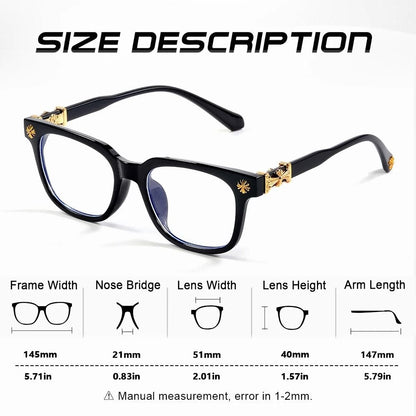 Chrome Heart Black Eyeglasses