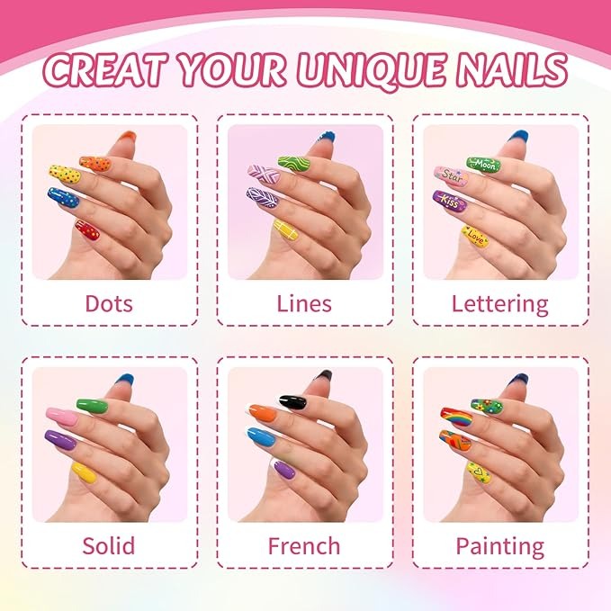 Dual Tips Nail Art Pens