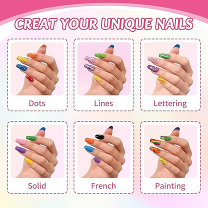 Dual Tips Nail Art Pens