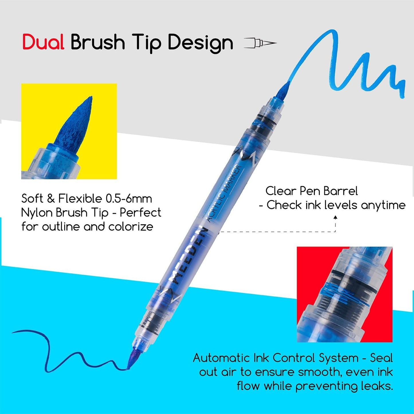 Dual Tips Nail Art Pens