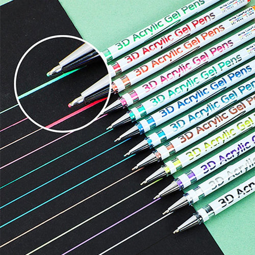 3D Arcrylic Gel Pens