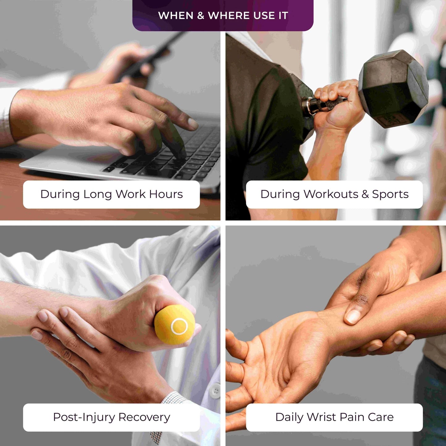 Universal Wrist Support Brace with Thumb Loop