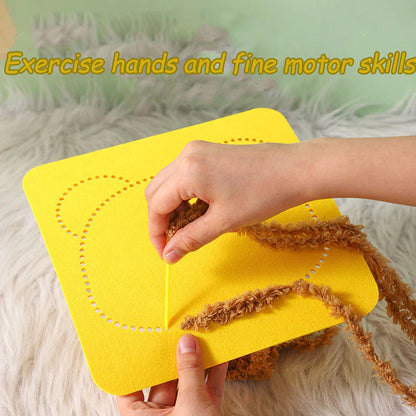 Reusable DIY Embroidery Craft Kit for Kids